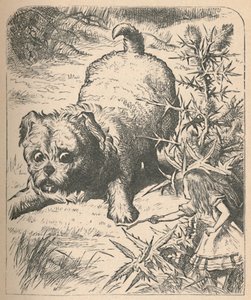 De reusachtige puppy, 1889 door John Tenniel
