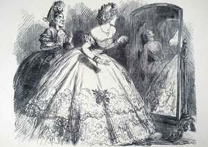 De spookachtige dame door John Tenniel