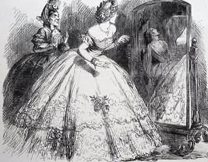 De Spookachtige Dame door John Tenniel