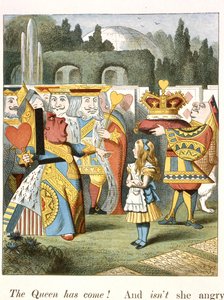 De boze koningin. De Hartenkoningin. door John Tenniel