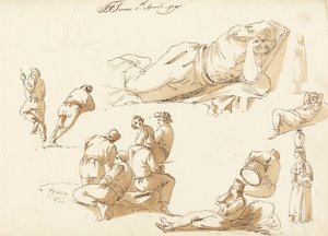 Napolitaanse Vissers door John Thomas Serres