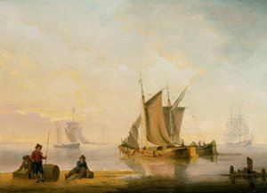 De Haven van Weymouth, 1805 door John Thomas Serres