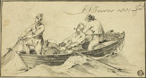 Drie Vissers in een Boot