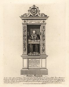 John Stowe, historicus en antiquair door John Thomas Smith