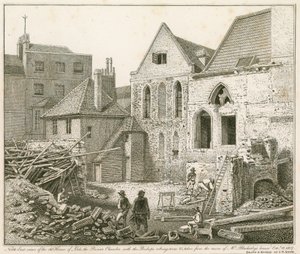 Noordoostelijke uitzichten van het oude House of Lords en Prince