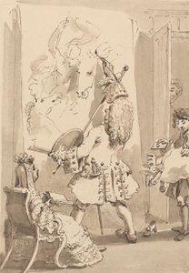 De Jongen van Sir James Thornhill die de Bundel en een Brief Aflevert in de Aanwezigheid van Lady Thornhill door John Thomas Smith