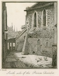 Zuidzijde van de Prinsenkamer, Westminster door John Thomas Smith