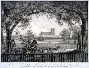 St James Park, vanaf de Mall voor St James