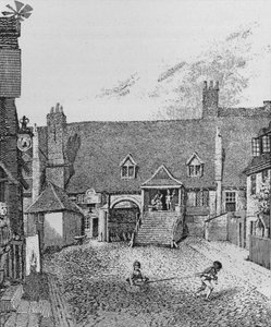 De Wachtkamer, Scotland Yard, Westminster, 1805 1911 door John Thomas Smith