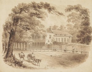 De residentie van George Stevens, F.R.S. door John Thomas Smith
