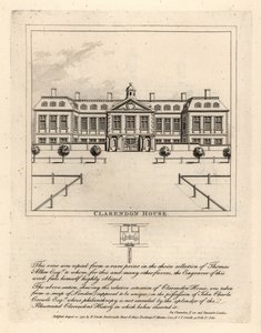 Uitzicht op Clarendon House vanaf St James