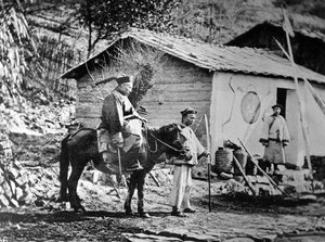 Een Militaire Mandarijn te Paard, ca. 1871