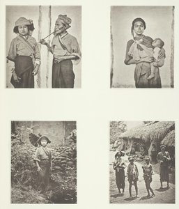 Pepohoan Vrouwen, Manier van Kind Dragen, Kostuum van Baksa Vrouwen, Lakoli, ca. 1868