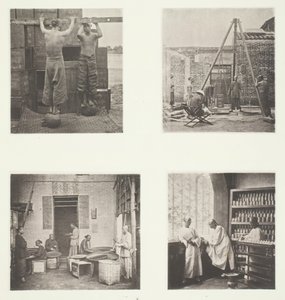 Rolling Scented Caper en Buskruit Thee, Thee Wegen voor Export, Een Theehuis... door John Thomson