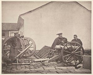 Scène in het arsenaal van Nanking door John Thomson