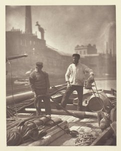 Arbeiders op de "Stille Snelweg" door John Thomson