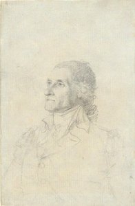 (Onbekende man - mogelijk Washington?) door John Trumbull