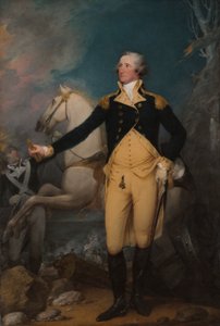 Generaal George Washington bij Trenton door John Trumbull