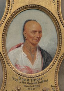 „Guter Peter“, Häuptling der Oneida-Indianer (ca. 1717-1793) door John Trumbull
