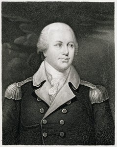 Generaal-majoor Nathaniel Greene, gegraveerd door John B. Forrest door John Trumbull