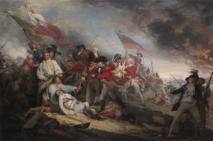 De Slag bij Bunkers Hill op 17 juni 1775