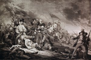 De Dood van Generaal Warren bij de Slag om Bunker