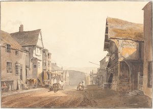 Conway in Noord-Wales door John Varley