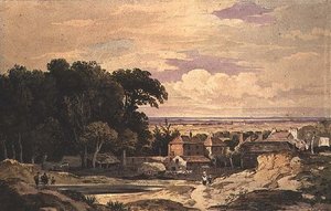 Frognal, Hampstead, c.1825 door John Varley