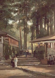Japanse straatscène