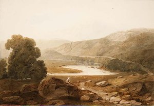 No.1607 Vale van de rivier Mawddach, Wales, c.1805