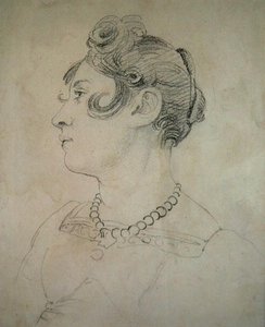 Portret van Matilda Lowry door John Varley