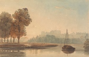 De Theems bij Windsor door John Varley