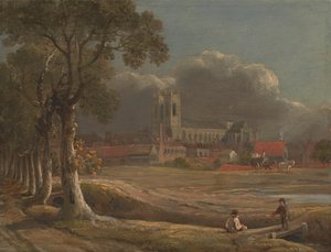 Westminster Abbey vanuit Tothill Fields