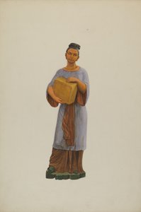 Thee winkel figuur, ca. 1938 door John W Kelleher