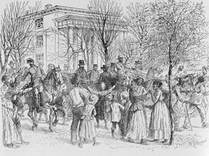 Centraal deel van Taunton, Massachusetts, uit 