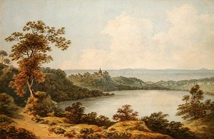 Meer Albano door John Warwick Smith