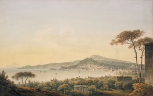 Napels vanaf de villa van Sir William Hamilton, 1780-1782