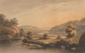 Bij Pontaberglaslyn door John Warwick Smith