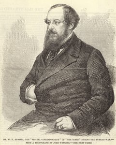 Portret van Sir William Howard Russell door John Watkins