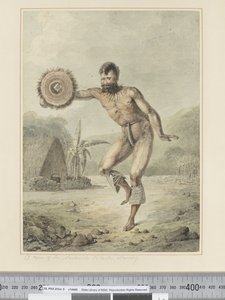 F.36 Een man van de Sandwich Eilanden, dansend, c.1773-84