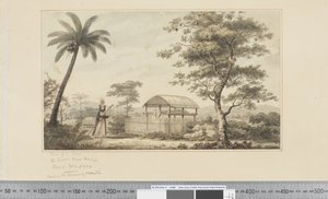 Uitzicht op een Graf, c.1783-84 door John Webber