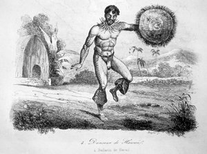 Hawaïaanse danser, ca. 1770-1793