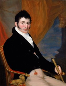 Portret van Solomon Isaacs, ca. 1813 door John Wesley Jarvis