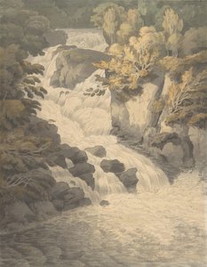Waterval van de Aray bij Inveraray Schotland, 30 juni 1791 door John White Abbott