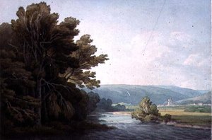 Vanaf Bridewell Terrace, Exeter door John White Abbott