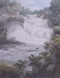 Stonebyers Linn aan de Clyde door John White Abbott