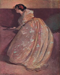 De divan, ca. 1900 door John White Alexander