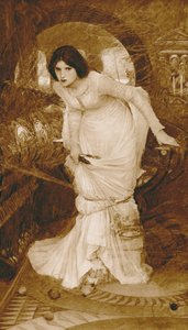 De Dame van Shalott (fotogravure)