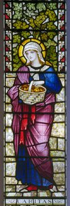 Pulborough, St Mary, James Powell & Sons, John William Brown (1842-1928), Liefdadigheid