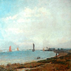 Poole Harbour door John William Buxton Knight